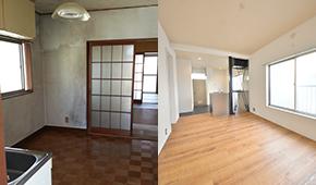 リーシングを見据えたフルリノベーション